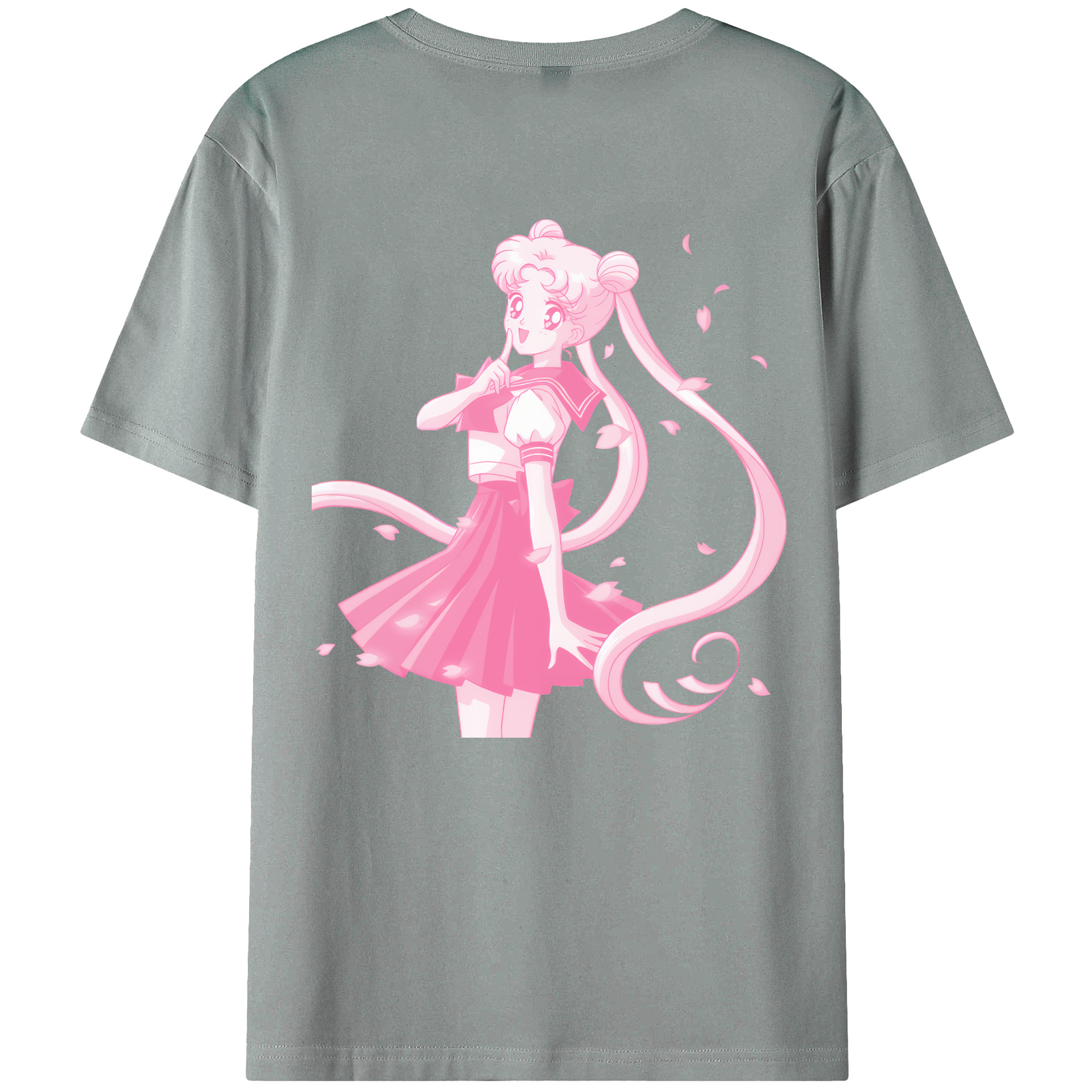 （画像用） 美少女戦士セーラームーン 愛野 美奈子 あいの みなこ Sailor Moon Aino Minako 綿100％ メンズ半袖Tシャツ（バックプリント） 通気性